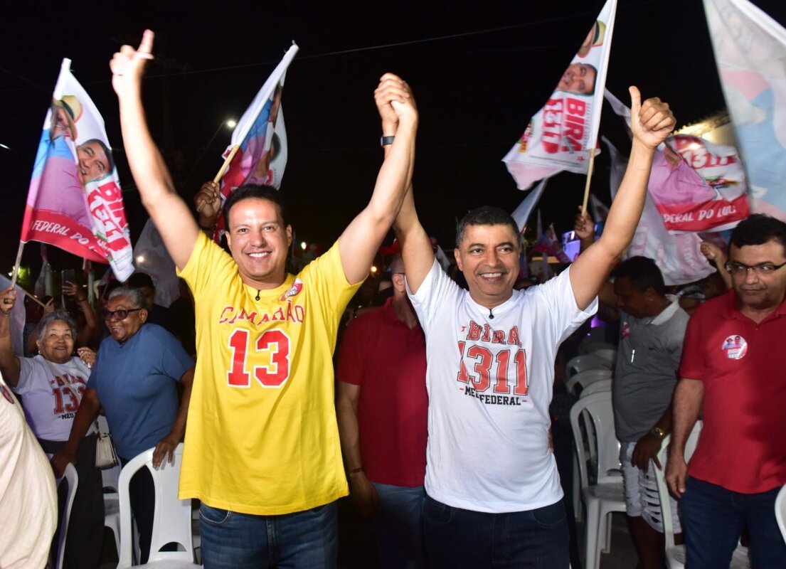 felipe camarão recebe apoio oficial de bira do pindaré em ato político no maranhão