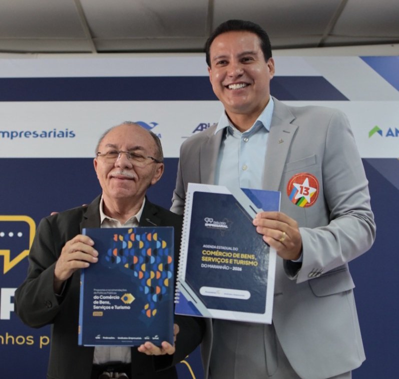 Felipe Camarão debate propostas de desenvolvimento econômico e geração de empregos na Fecomércio-MA