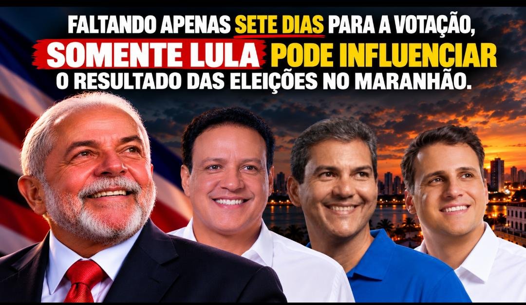 influência de lula divide eleitorado e redefine estratégias na reta final da disputa pelo governo maranhense