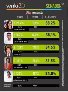 corrida ao senado no maranhão: eliziane gama lidera nova pesquisa na reta final da campanha